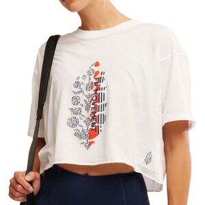 NWT Free People Inspire Logo T-Shirt